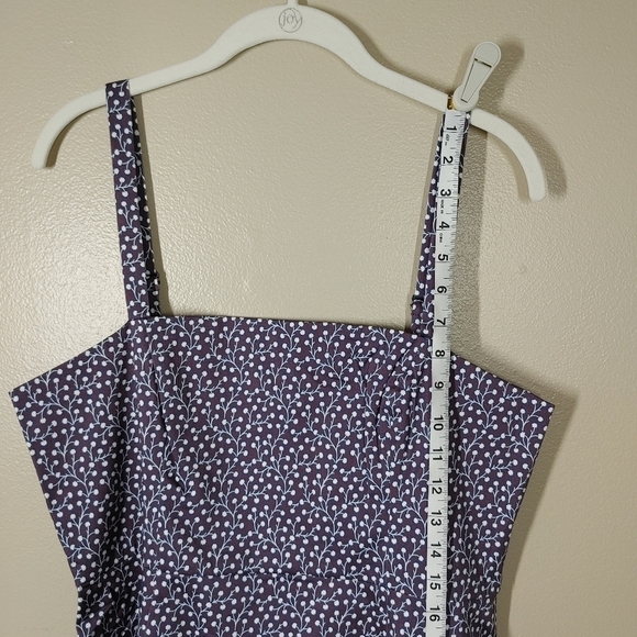 French Connection Elao Cotton Floral Dress Size 12 - Picture 7 of 14